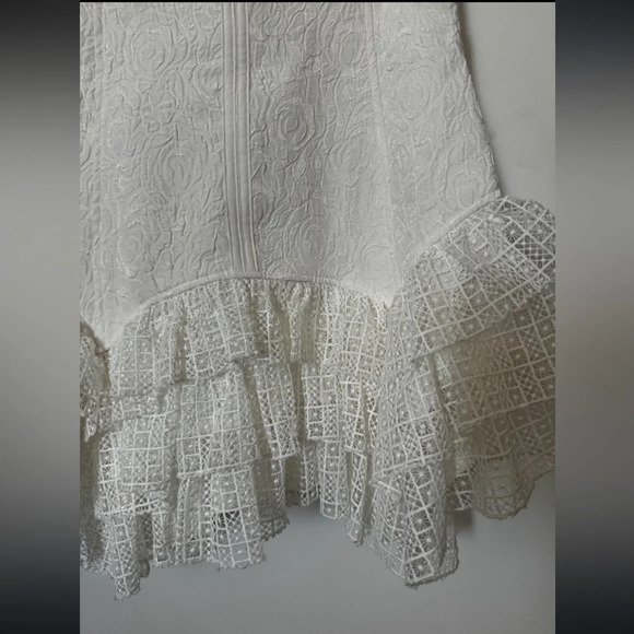 By Anthropologie sleeveless ruffle mini dress - Picture 9 of 10